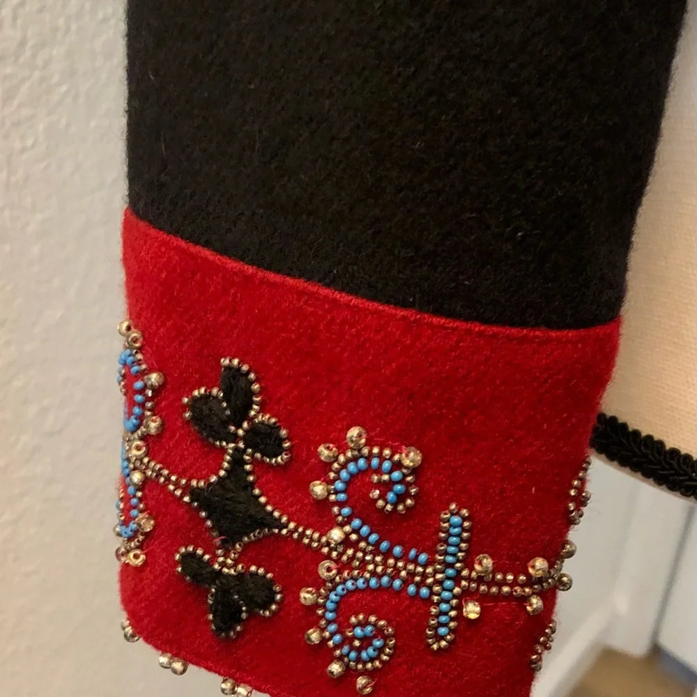 Vintage Western Jacket Wool Tailored Hand Beaded Standout Double D Ranch - Picture 2 of 11